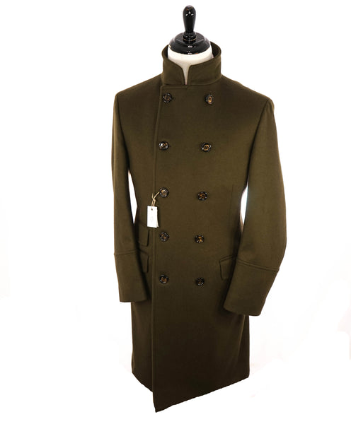 Mens Military Double Breasted Coat