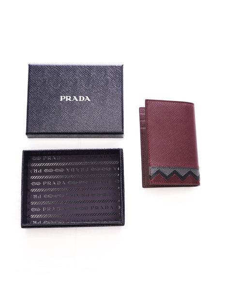 Prada Money Clip Wallet steel logo - Luxe Valigetta _Bag