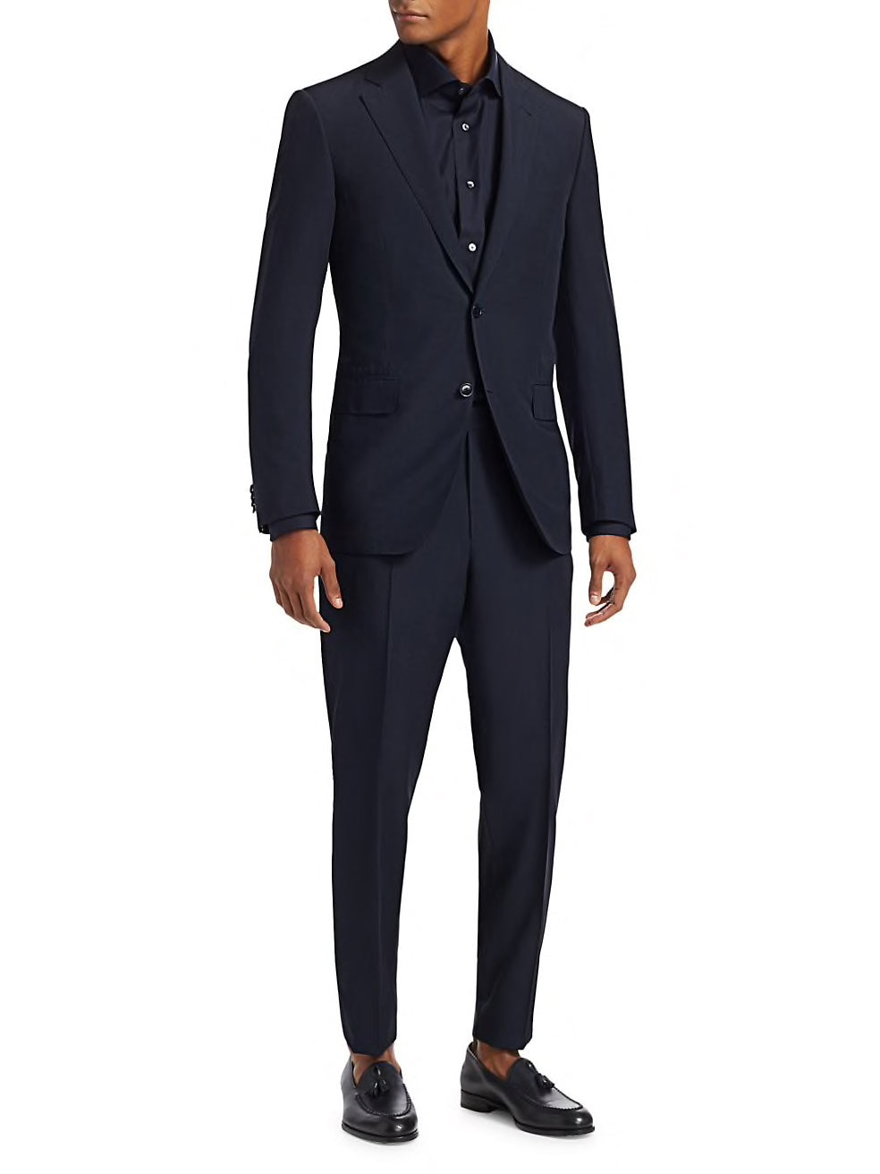 ERMENEGILDO ZEGNA -“LEGGERISSIMO" Premium SILK Blend Blue Check Suit - 42S