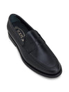 TOD’S - Black Logo Embossed Vamp Penny Loafers - 12 US (11 IT)