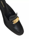 $995 SALVATORE FERRAGAMO - "ELODYE 50mm" Black Mule Heel - 6 US (WOMEN)