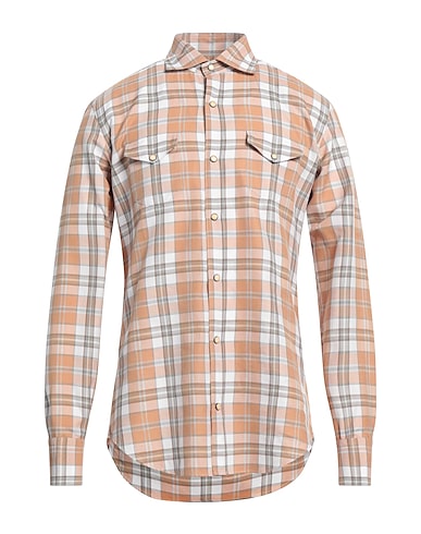 $495 ELEVENTY - *SNAP FRONT*  Neutral Cotton Dress Shirt - L (41)