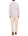 $395 ELEVENTY - Red/White *Wide Spread Collar* Narrow Stripe Dress Shirt - M