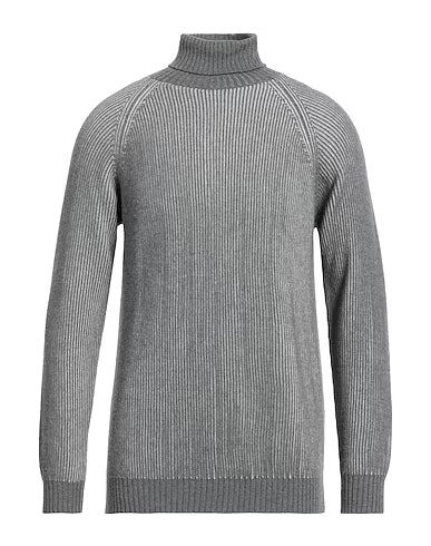 $695 ELEVENTY - Green Ribbed *PLATINUM* Wool Turtleneck Sweater - M