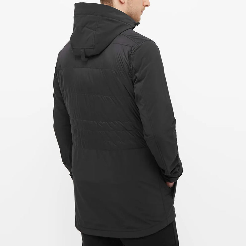 $800 CANADA GOOSE - "BRETON" Black Down Parka Coat - L