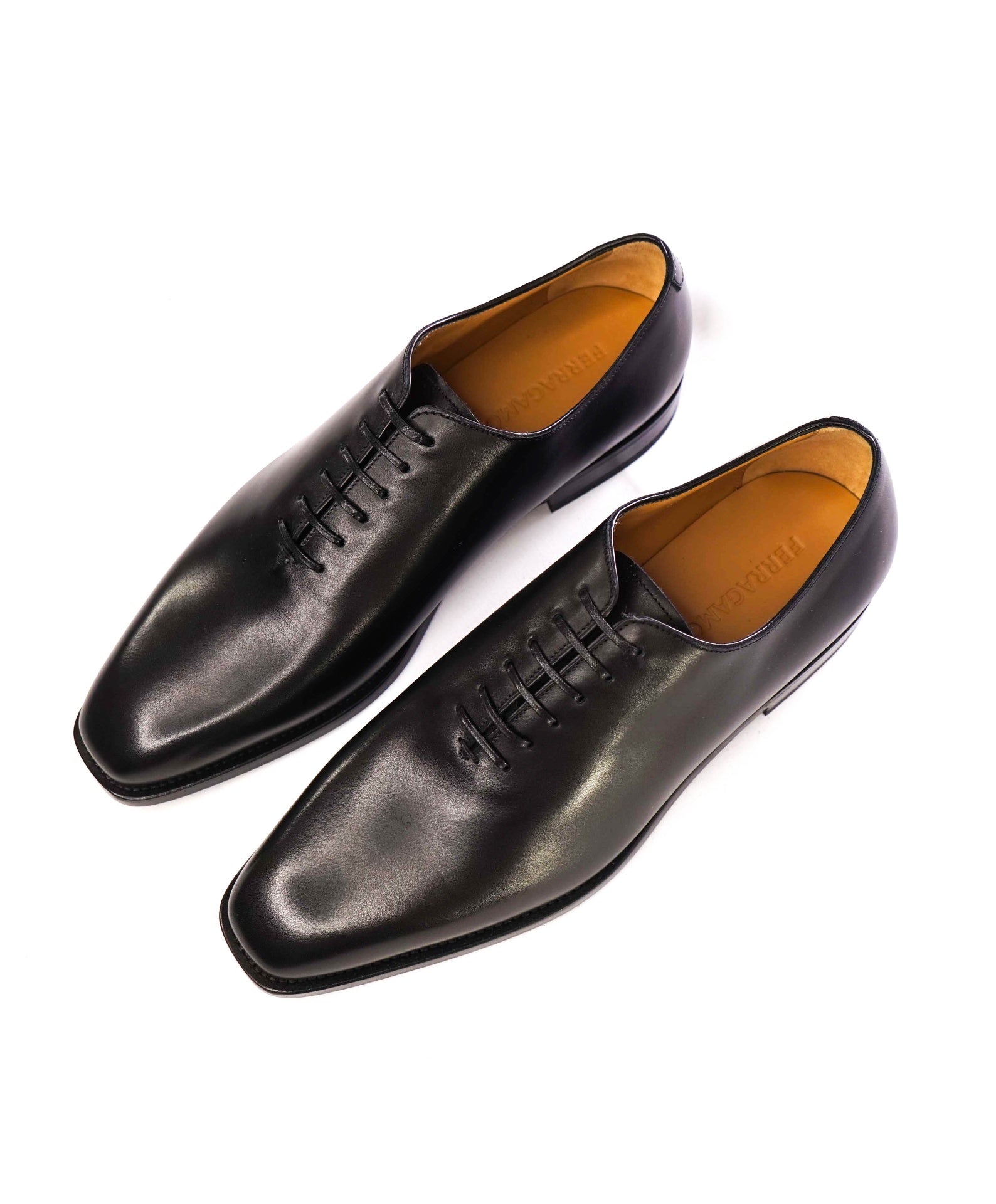 Salvatore Ferragamo "GEOFFREY" Wholecut Leather Oxfords 9 EE