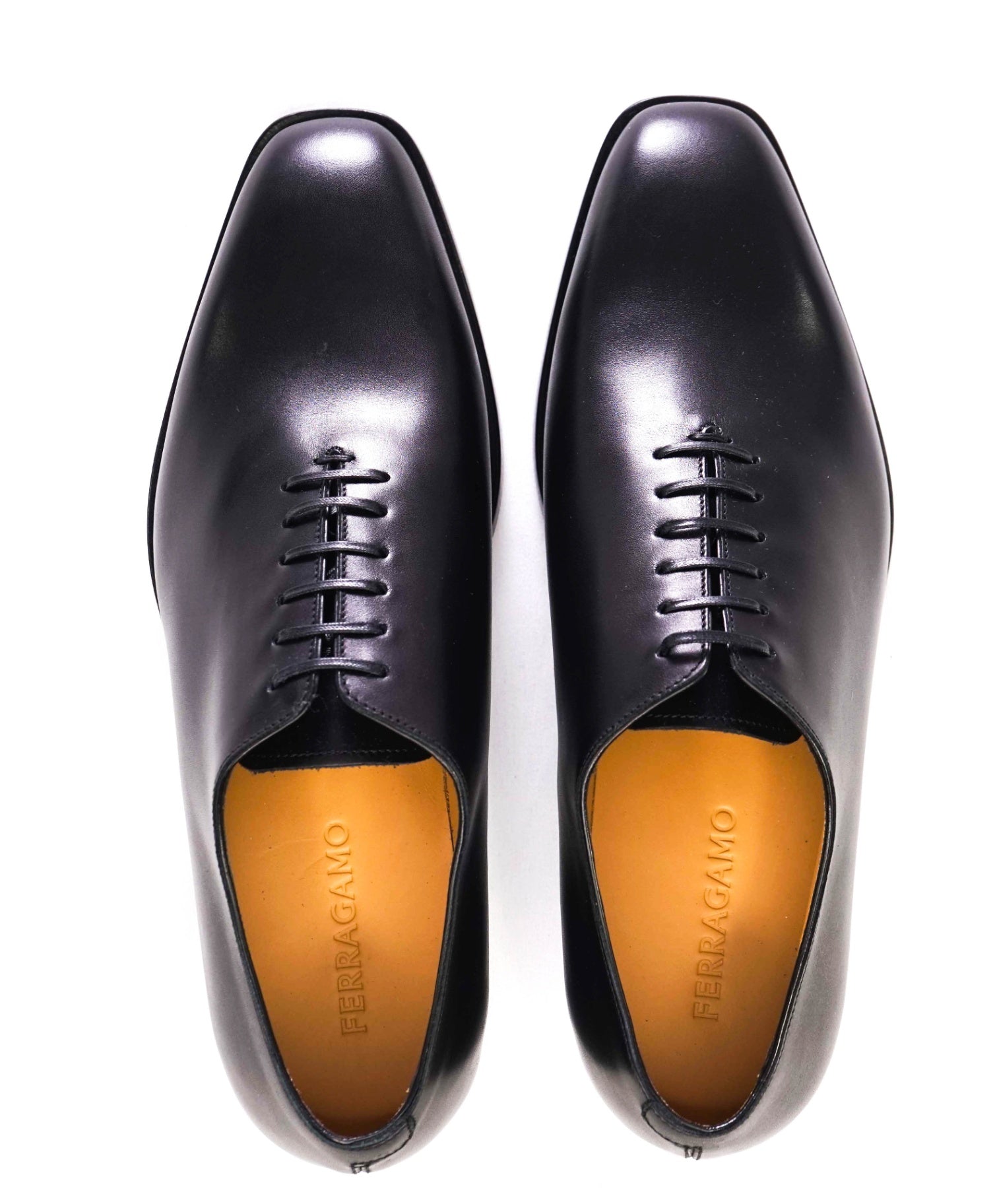 Salvatore Ferragamo "GEOFFREY" Wholecut Leather Oxfords 9 EE