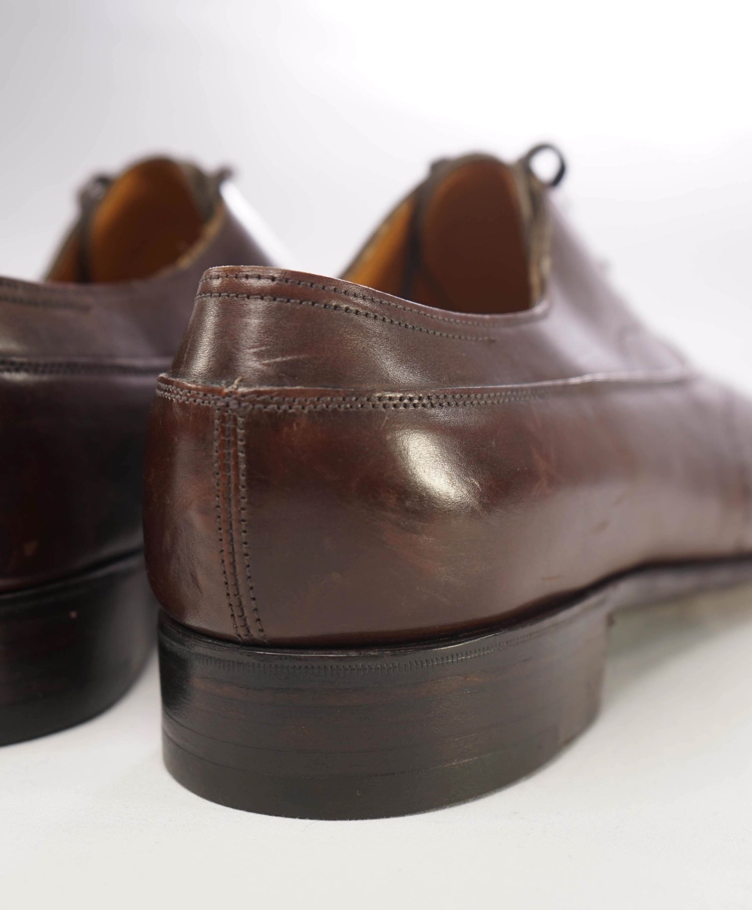 John Lobb Solid Brown Leather Oxfords 10.5 US (9.5 E UK)