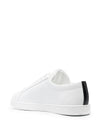 $900 PRADA -  White Leather Low Sneakers With Logo Detail - 11 US (10 IT) (Men)