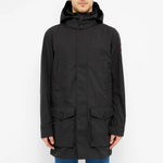 $700 CANADA GOOSE - "CREW TRENCH" Black Water Resistant Coat - S