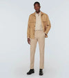 $1,690 ERMENEGILDO ZEGNA - OASI Linen Tan/Neutral Over Shirt Chore Jacket - M