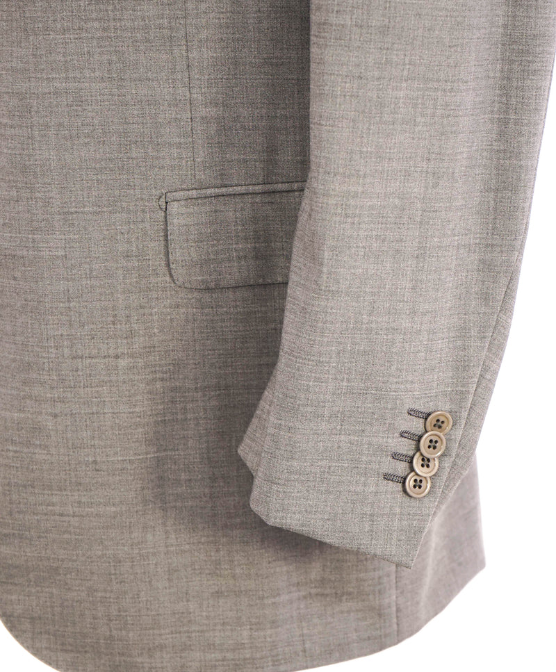 $3,495 ERMENEGILDO ZEGNA - Solid Gray SU MISURA Wool Blazer - 50R US