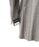 $3,495 ERMENEGILDO ZEGNA - Solid Gray SU MISURA Wool Blazer - 50R US