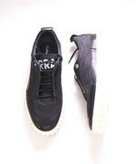 $780 SALVATORE FERRAGAMO - Aaron Black / White Sneakers - 6 M US