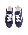 $750 SALVATORE FERRAGAMO - *BORG 5* Blue Suede Gancini Sneaker - 6 M US