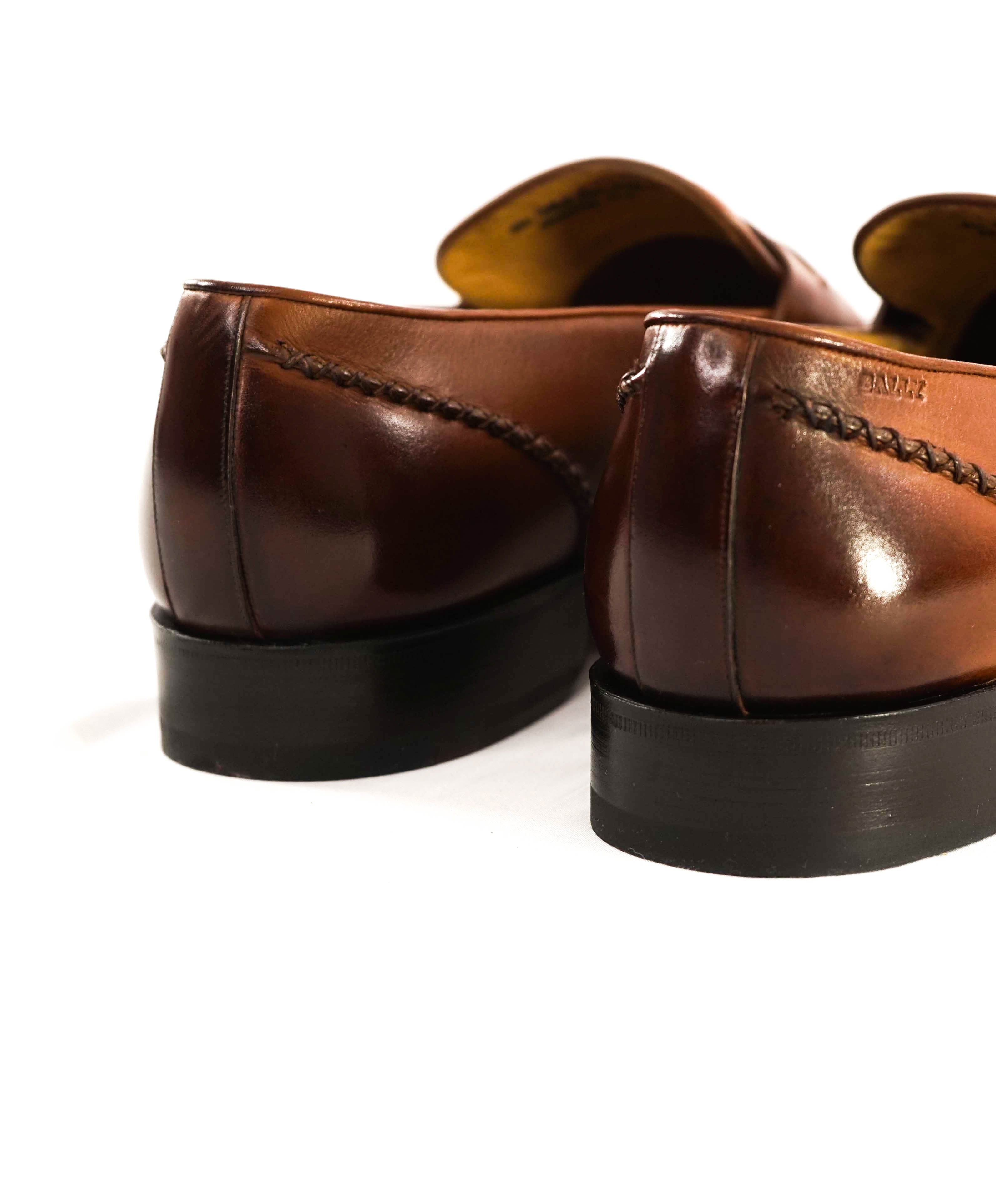 $800 BALLY - "SKENNY" Goodyear Welt SCRIBE Brown Tassel Loafer  - 10.5 US (9.5 UK)