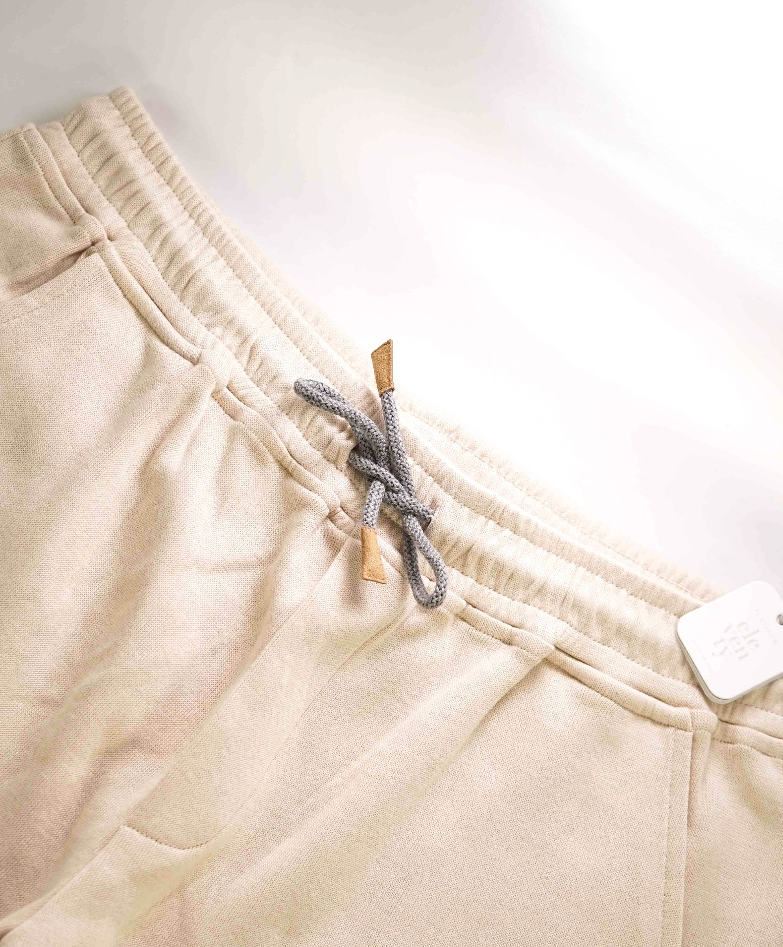 $695 ELEVENTY - Sweatshirt Style Beige Bermuda Cargo Shorts Pants  - M