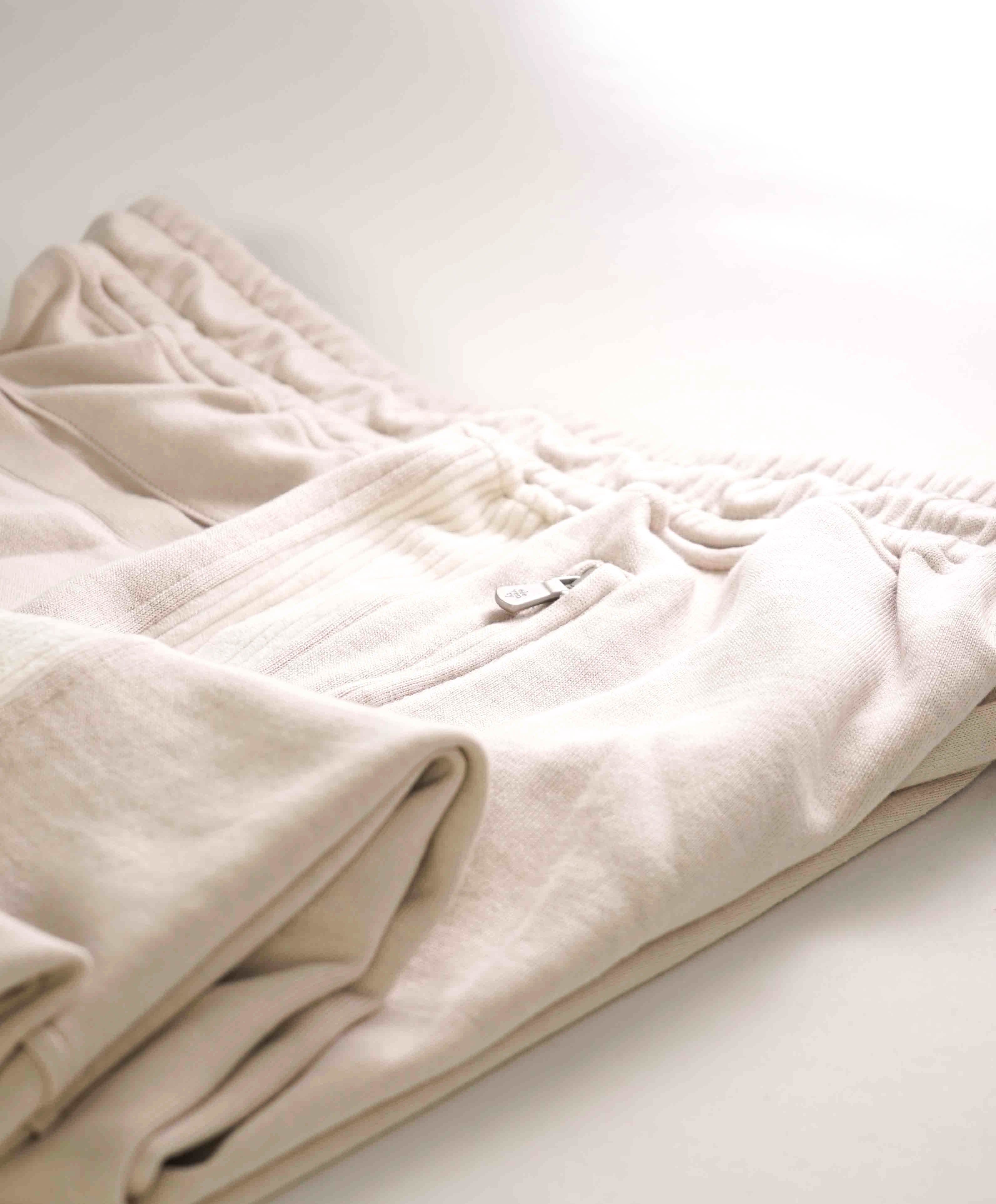 $795 ELEVENTY - Athleisure Cotton Neutral CORDUROY Sweatpants Suede Tabs - M