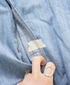 $445 ELEVENTY - *SNAP FRONT* Solid DENIM Shirt - M