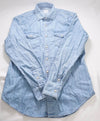 $445 ELEVENTY - *SNAP FRONT* Solid DENIM Shirt - M