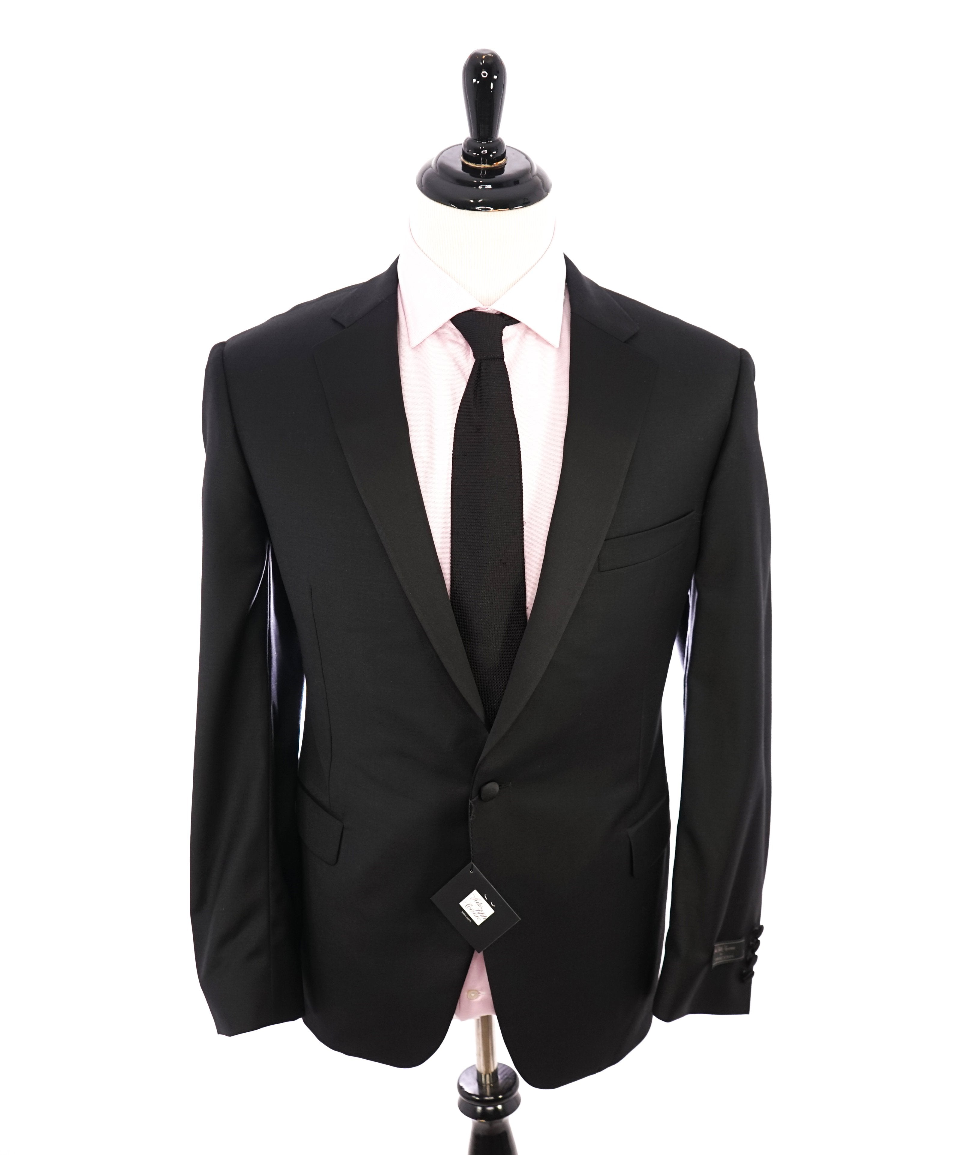 SAMUELSOHN - 1-Button Flat Front Notch Lapel Tuxedo Super 120's Suit - 42R