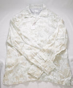 $495 ELEVENTY - *Tonal FLORAL* Havana Camp Collar Resort Shirt - M