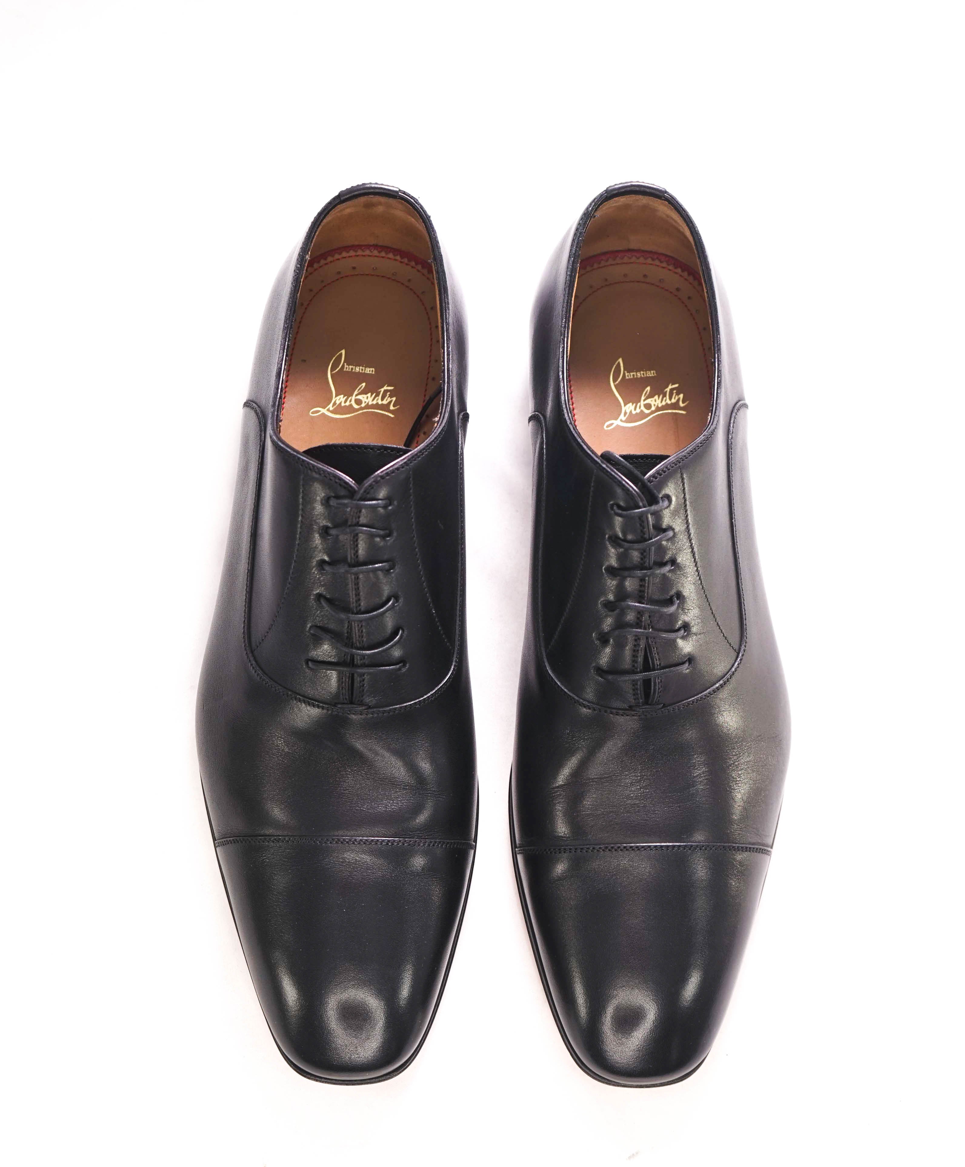 $1,050 CHRISTIAN LOUBOUTIN - *GREGGO* Black Oxfords - 10 US (43)