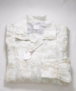 $495 ELEVENTY - *Tonal FLORAL* Havana Camp Collar Resort Shirt - M