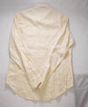 $495 ELEVENTY - *SNAP FRONT* Pastel Yellow LINEN Dress Shirt - M