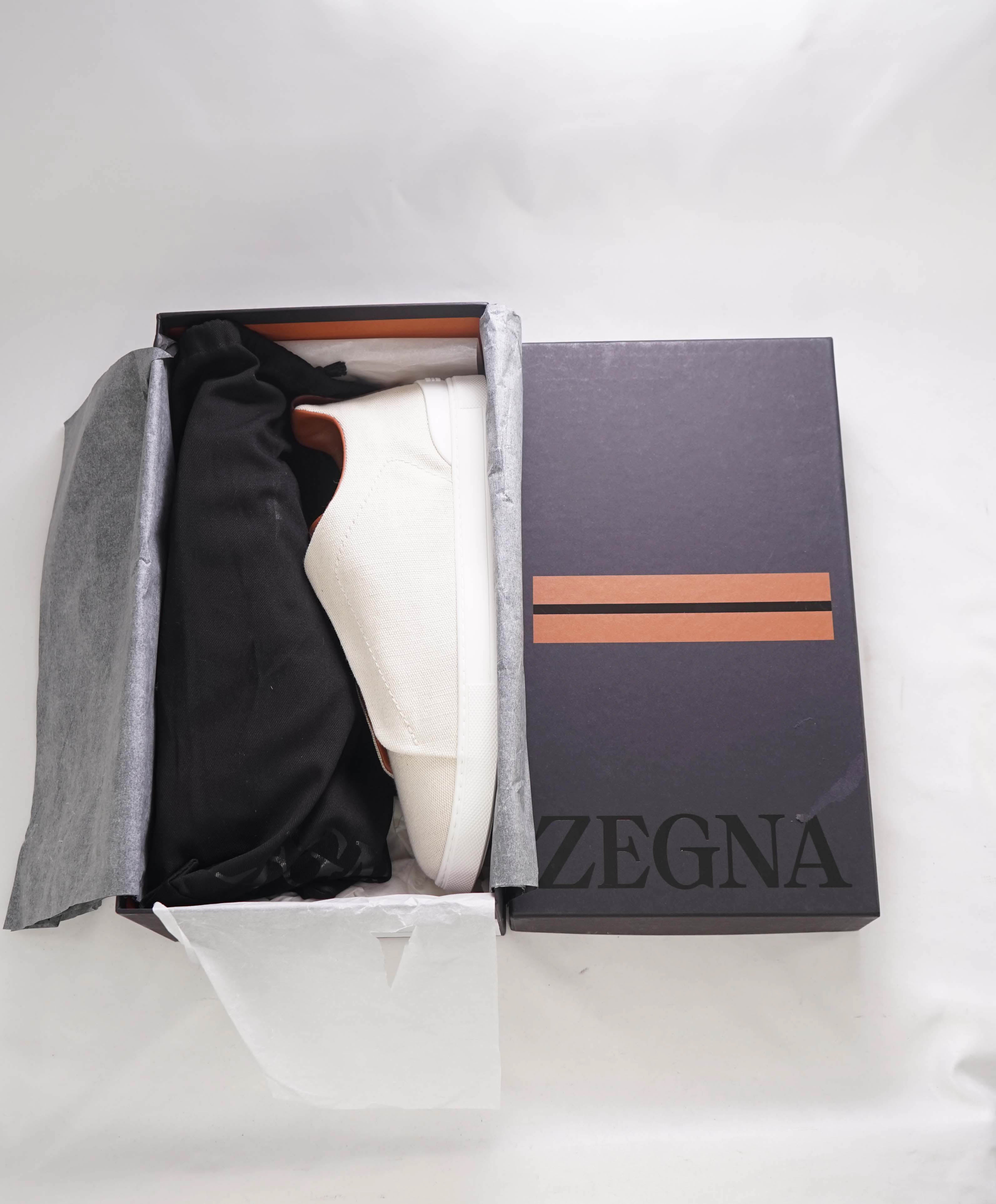 $1,190 ERMENEGILDO ZEGNA - COUTURE "Triple Stitch" Sneakers - 11.5 US (44.5 EU)