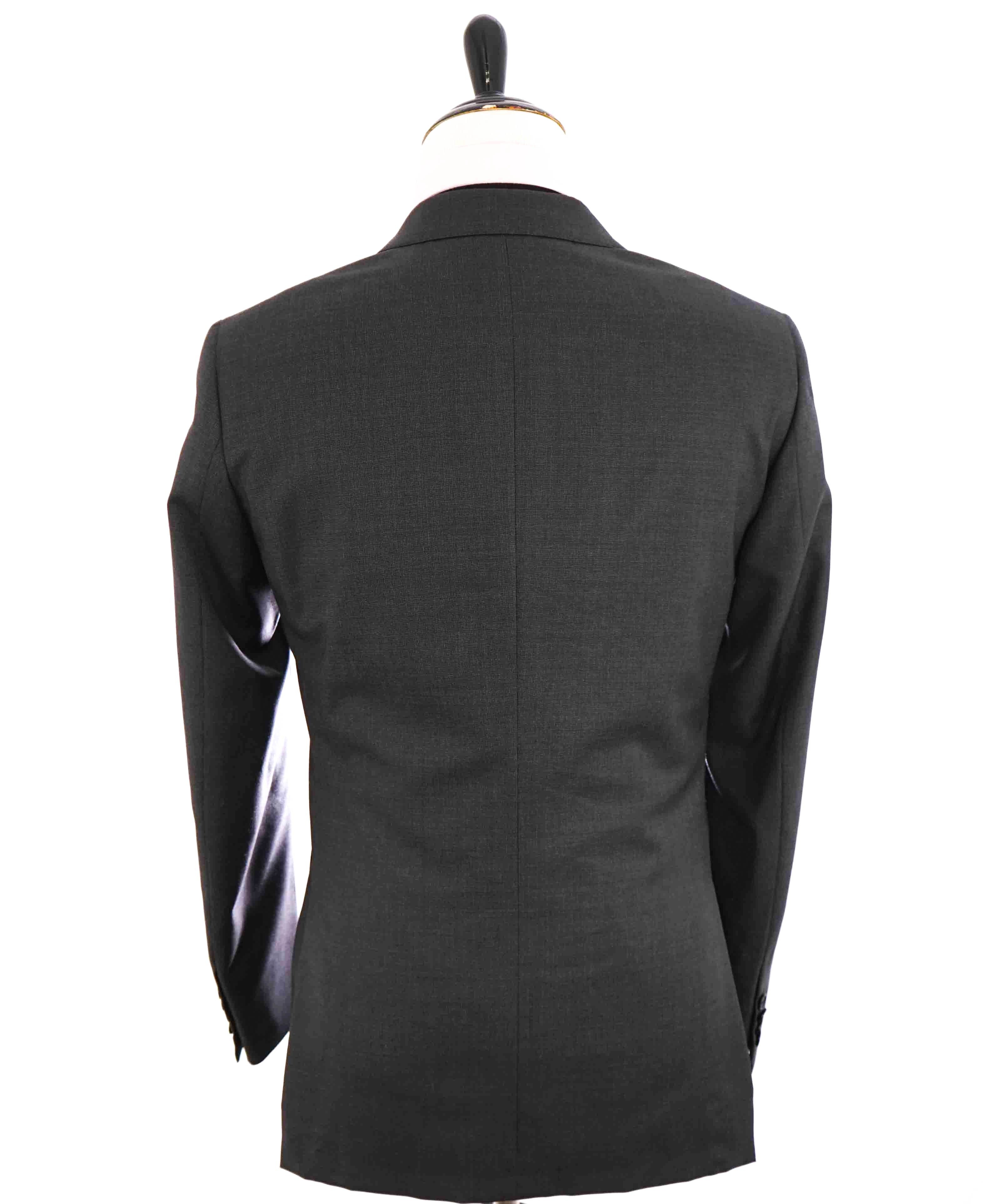 $2,995 ISAIA - *CLOSET STAPLE* Gray Textured 2-Button Notch Lapel Blazer - 42R