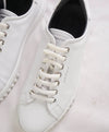 $750 SALVATORE FERRAGAMO - *Rhinoceros* White Gancini Sneaker - 6 M US