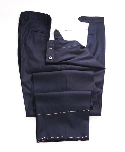 $1,250 BRIONI - Navy Premium Wool SPECIAL ORDER by "WILL SMITH" Dress Pants- 34W