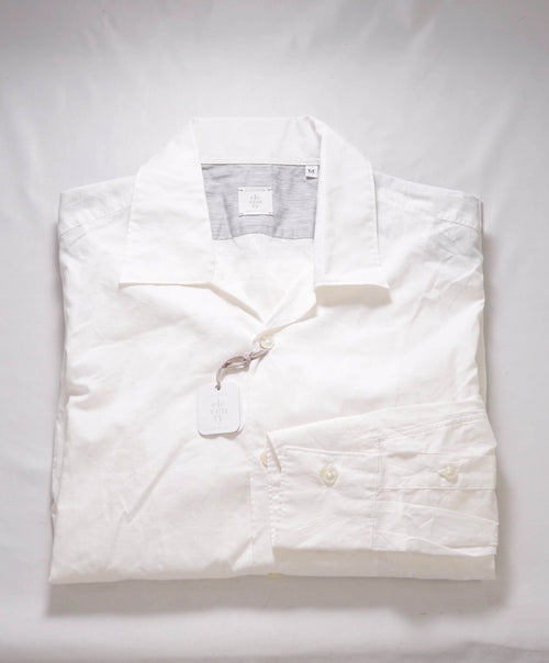 $495 ELEVENTY - *PREMIUM COTTON* Havana Camp Collar Button Down Shirt - M