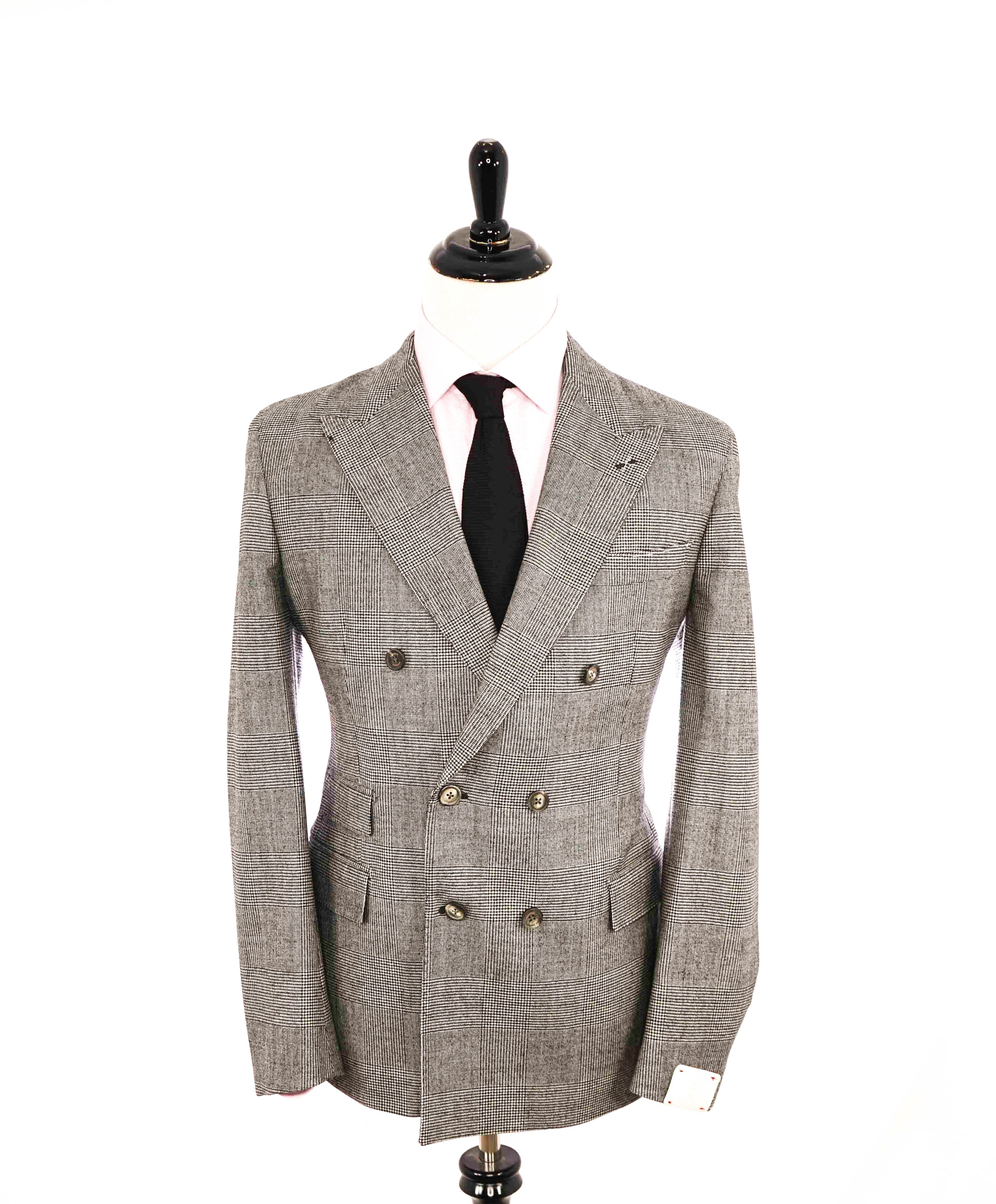 $2,745 ELEVENTY - "PLATINUM LABEL" Bold Prince Of Wales Check Blazer - 40 (50 EU)