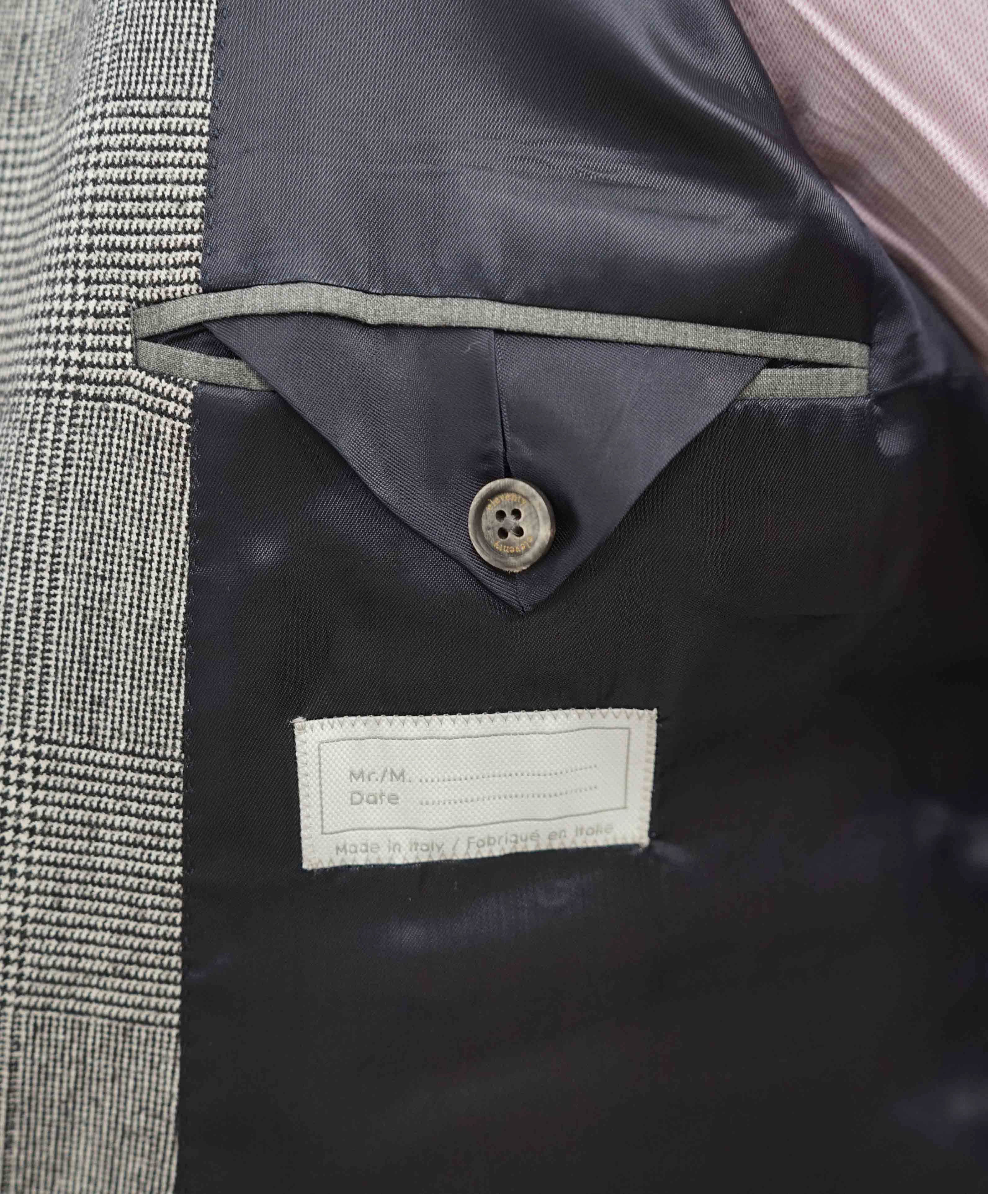 $2,745 ELEVENTY - "PLATINUM LABEL" Bold Prince Of Wales Check Blazer - 40 (50 EU)