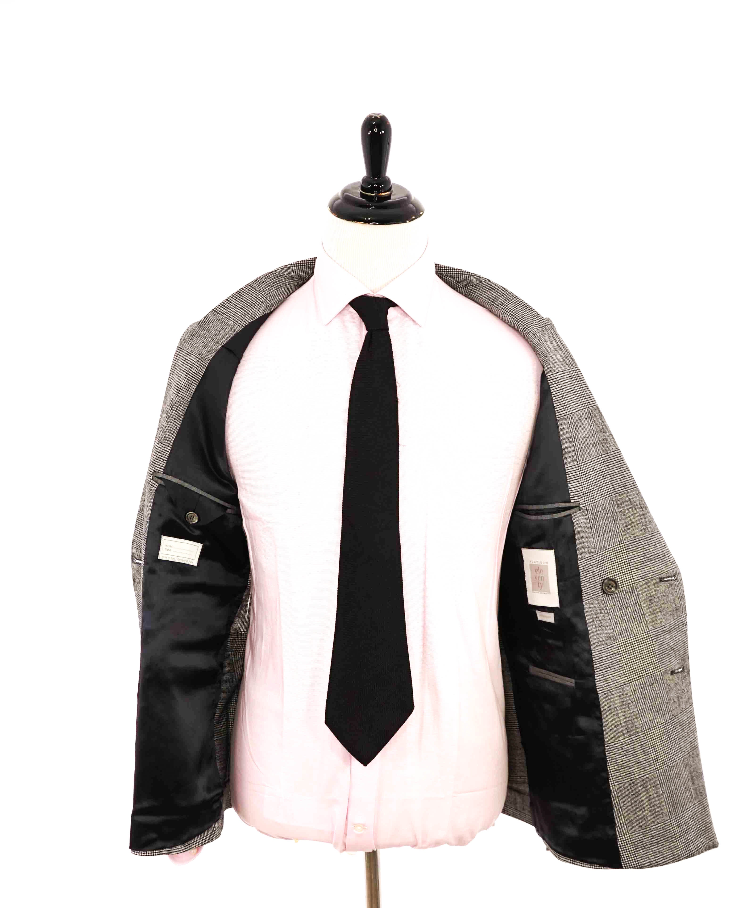 $2,745 ELEVENTY - "PLATINUM LABEL" Bold Prince Of Wales Check Blazer - 40 (50 EU)