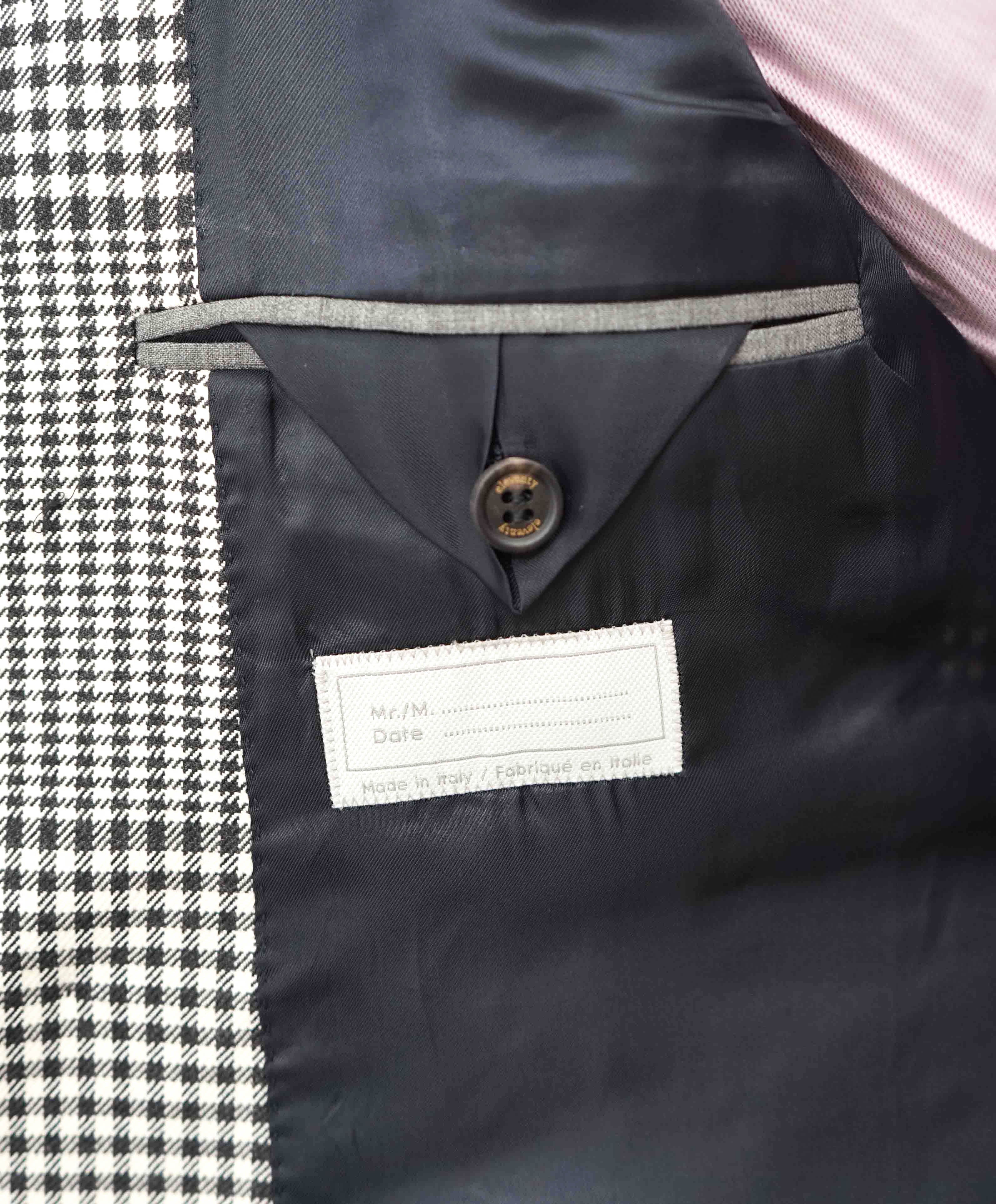 $2,645 ELEVENTY - "PLATINUM LABEL" Bold Prince Of Wales Check Blazer - 40 (50 EU)