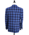 $9,600 KITON - *PURE CASHMERE* Blue Bold Check Plaid Blazer - 40R