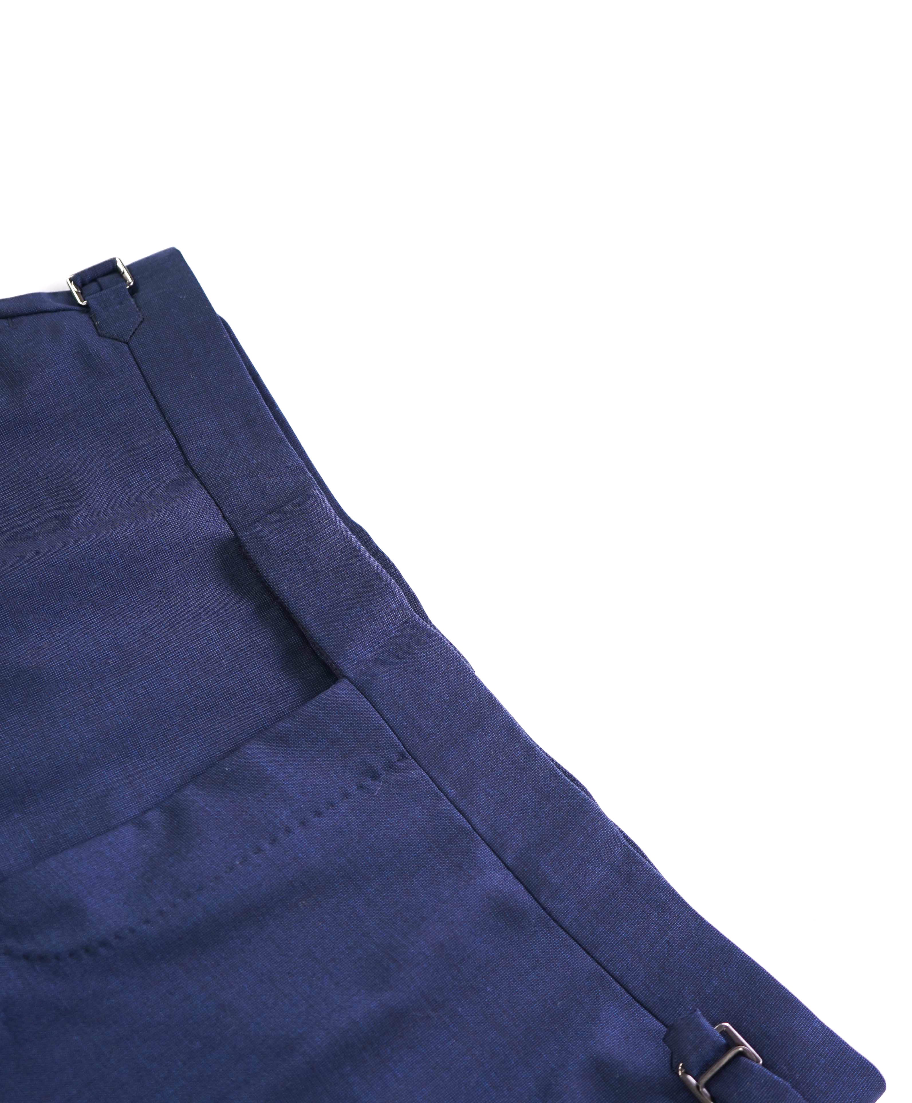 $1,690 TOM FORD - Wool *SIDE STRIPE* Blue Birdseye Dress Pants - 36W (54EU)