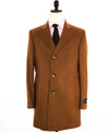 $1,795 ERMENEGILDO ZEGNA - By SAKS FIFTH AVENUE Camel  Wool/Cashmere Coat - L (40R)