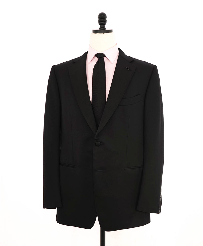 $5,995 BRIONI - *CELEB FAV* "Fit B" Wool/Mohair Hand Made ITALY Black Tuxedo - 46R