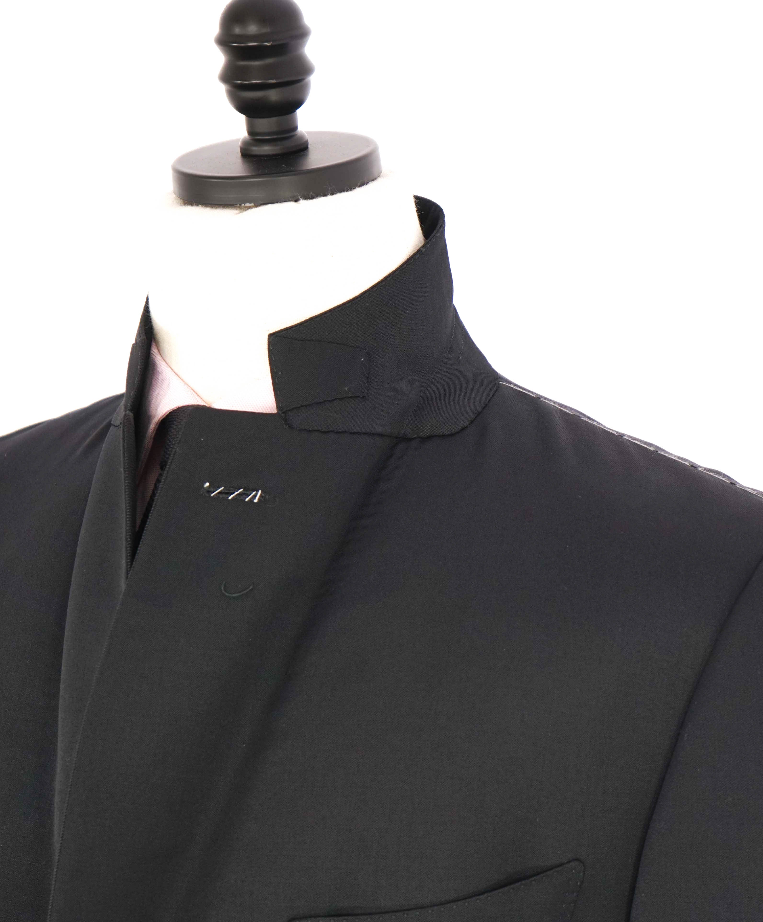 $5,995 BRIONI - *CELEB FAV* "Fit B" Wool/Mohair Hand Made ITALY Black Tuxedo - 46R