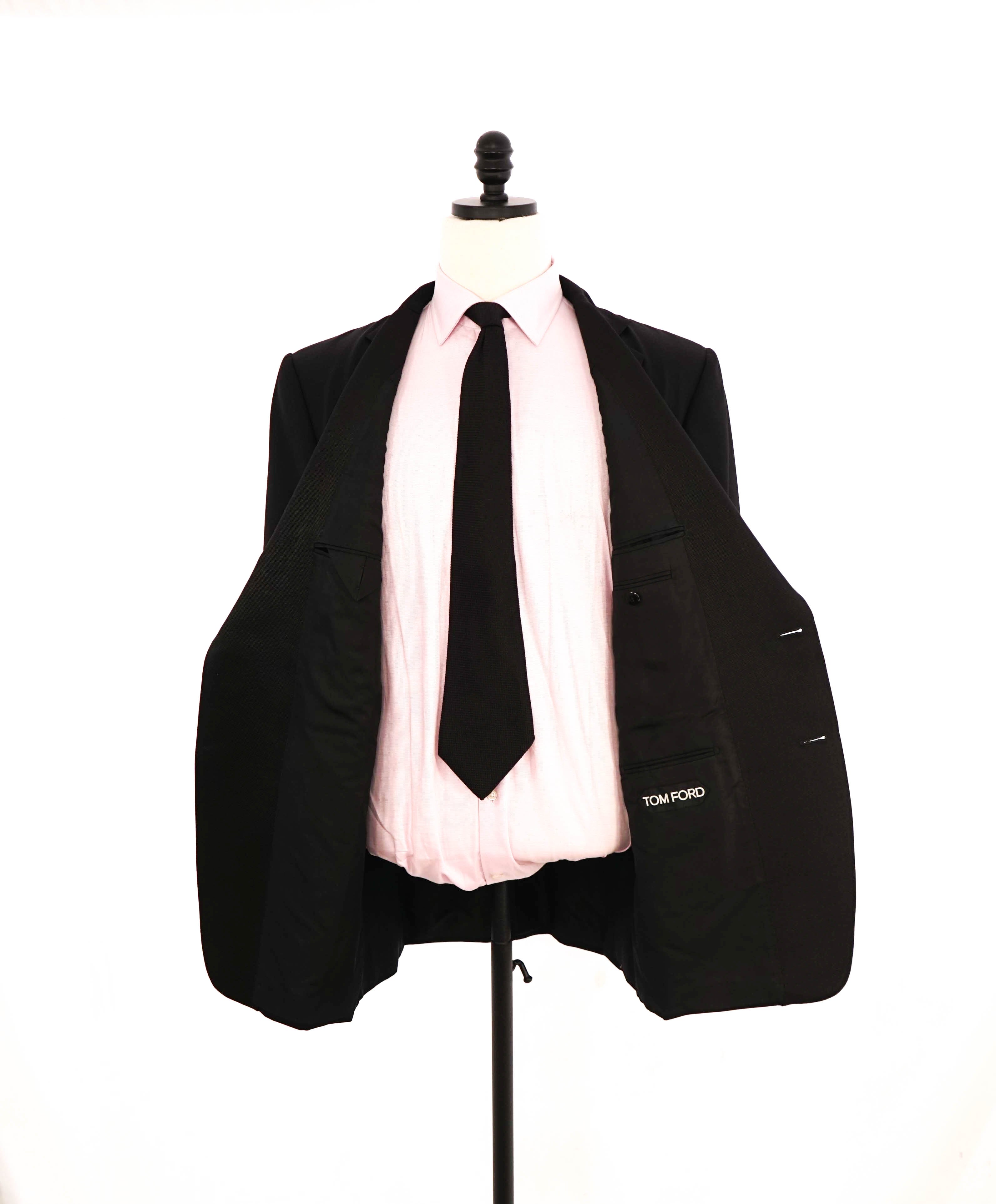 $5,995 BRIONI - *CELEB FAV* "Fit B" Wool/Mohair Hand Made ITALY Black Tuxedo - 46R