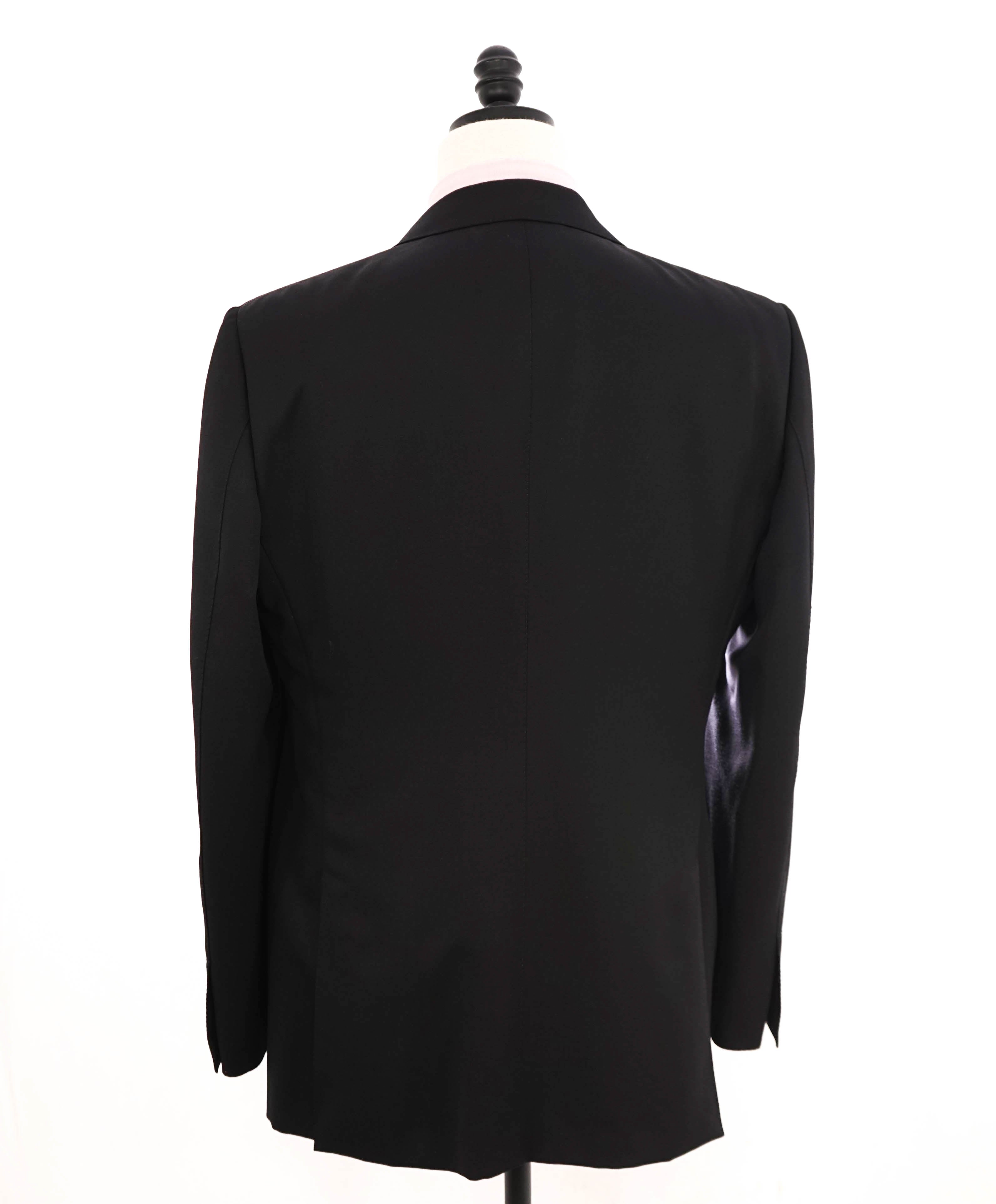 $5,995 BRIONI - *CELEB FAV* "Fit B" Wool/Mohair Hand Made ITALY Black Tuxedo - 46R