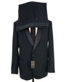 $5,494 GIORGIO ARMANI - "SOHO" Navy SILK LINED Shawl Collar Tuxedo - 50R