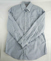 $795 BRUNELLO CUCINELLI - "BASIC FIT" Blue Gingham Check Shirt - S