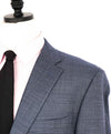 $2,095 CANALI - Steel Blue Textured Notch Lapel Blazer - 46R US