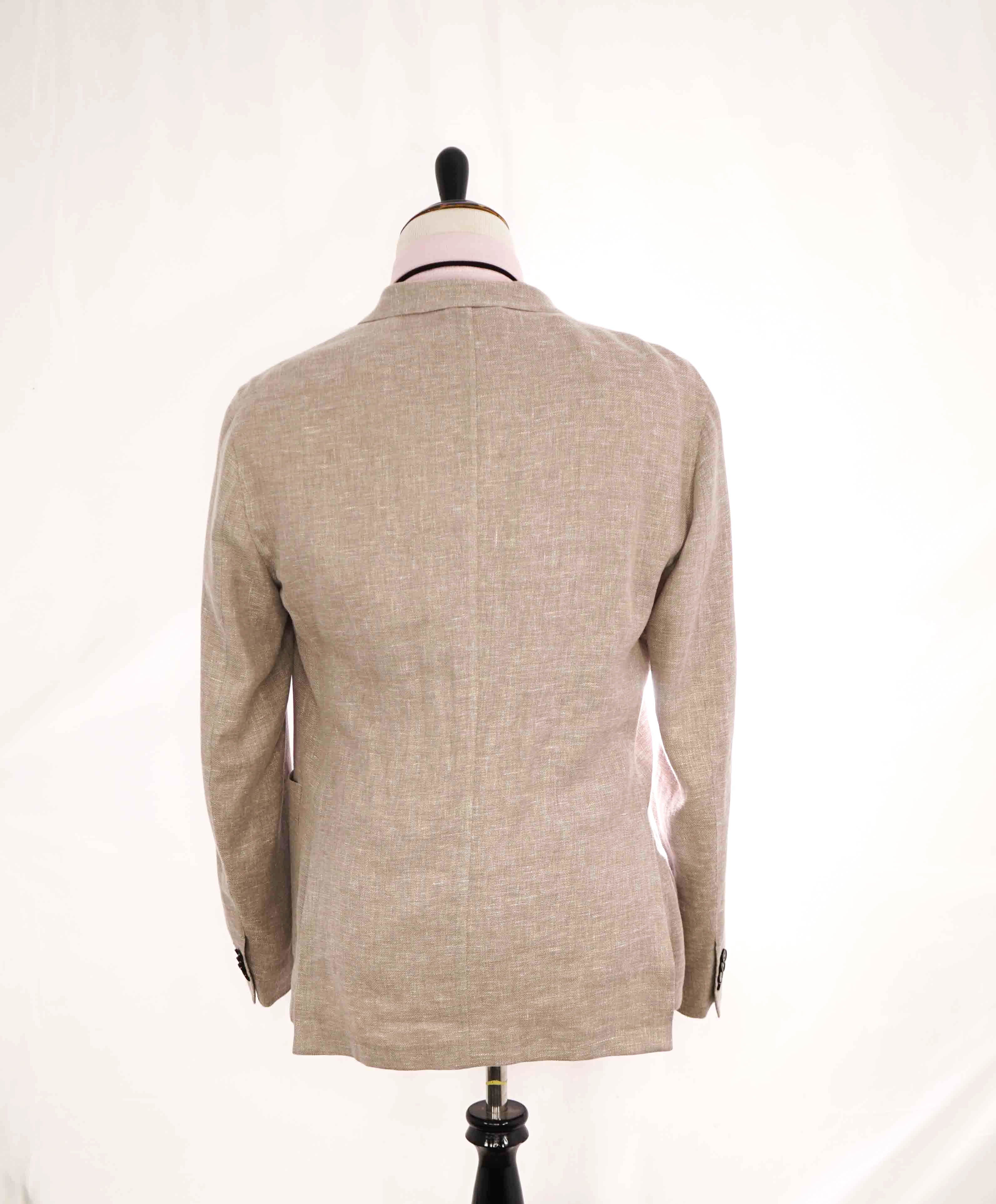 $2,695 ERMENEGILDO ZEGNA - *Crossover* Wool/Silk/Linen Blazer - 44R