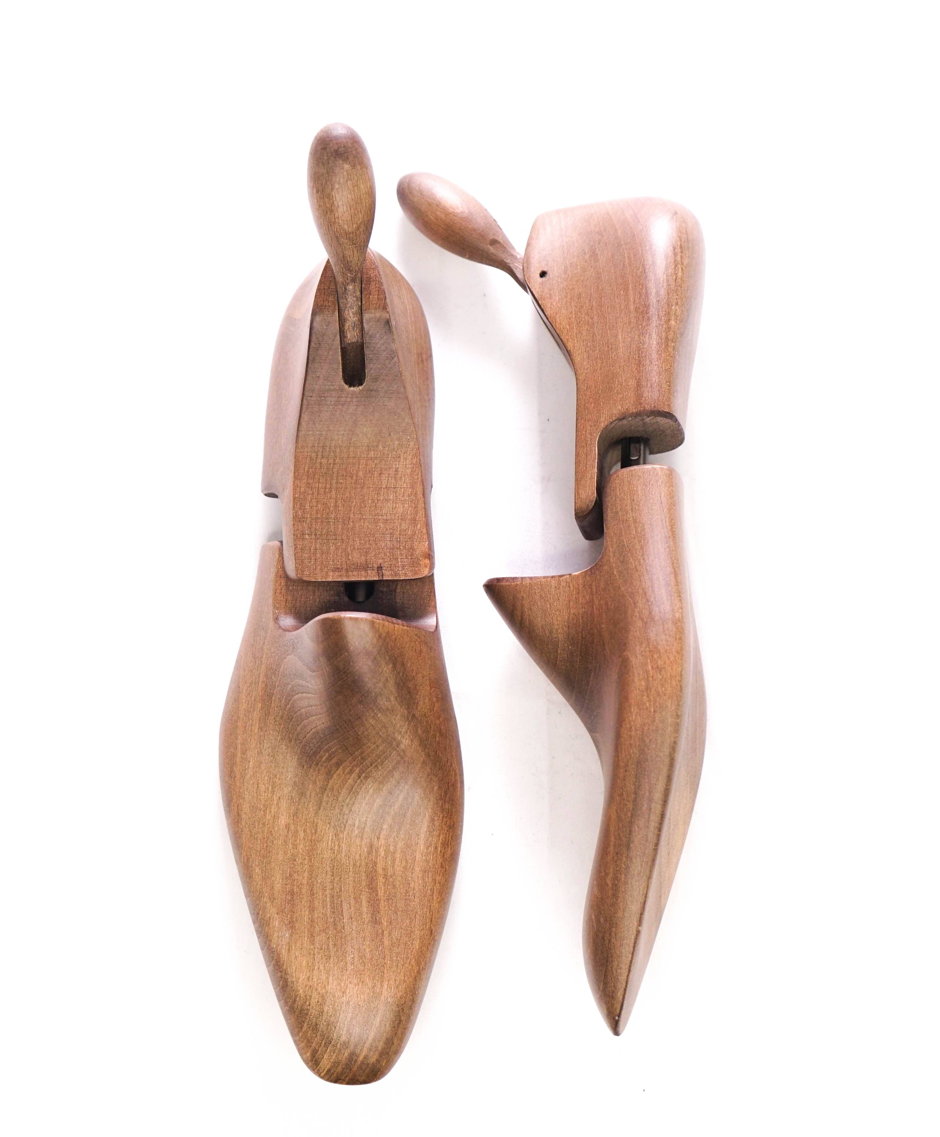 SALVATORE FERRAGAMO - Wooden Double Barrel Shoetree / Shoe Tree - 12D